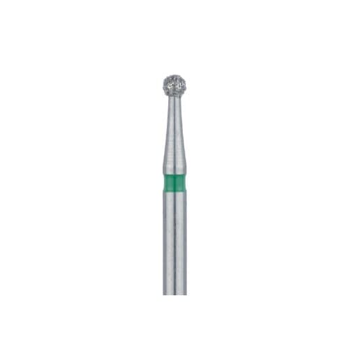 Meisinger Multi-Use Diamond Bur, FG, Round, #801G, 1.6 mm, Coarse, Green, 5/Pk, 801G-016-FG thumbnail 4