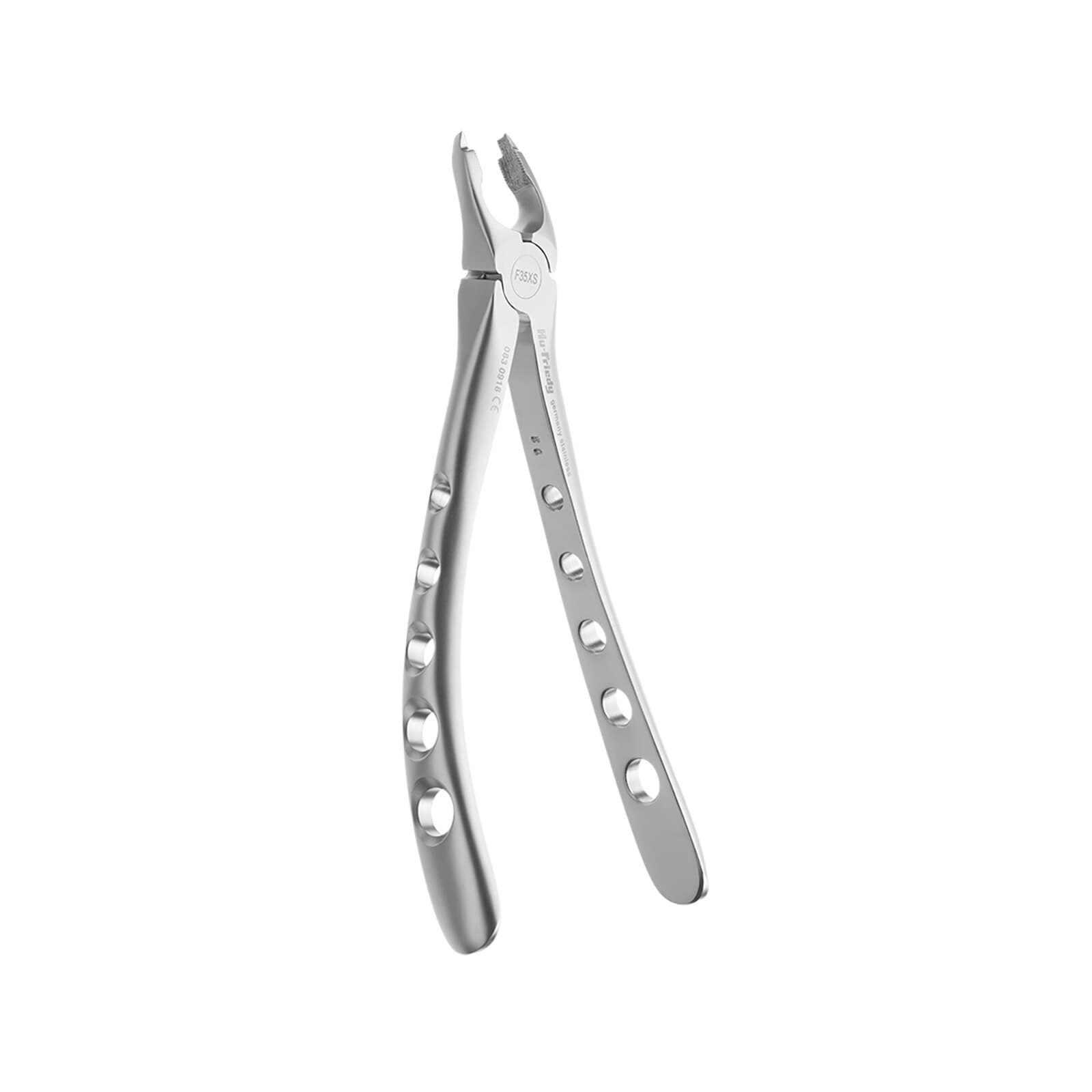 Hu-Friedy Atraumair #35 Diamond-Dusted Extraction Forceps, Upper Canine/Premolars, Serrated, F35XSD thumbnail 2