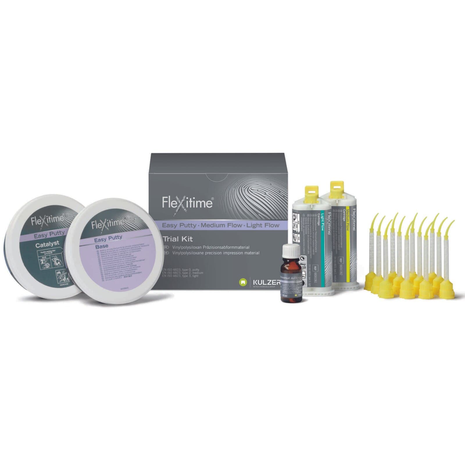 Kulzer Flexitime® VPS Impression Material – Easy Putty Trial Kit, Handmix, Light & Medium Flow, 66041064 thumbnail 2