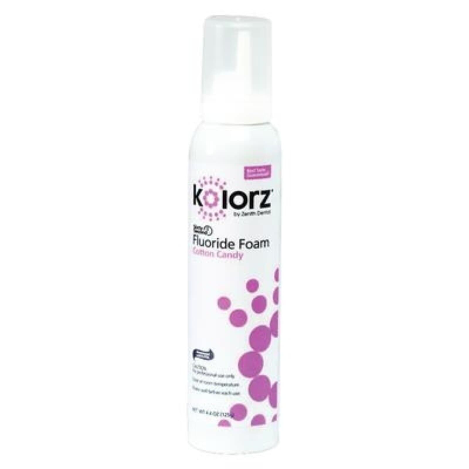 Kolorz Sixty-Second Fluoride Foam, Cotton Candy, 1.23% APF, 4.4 oz Can, 766203 thumbnail 3