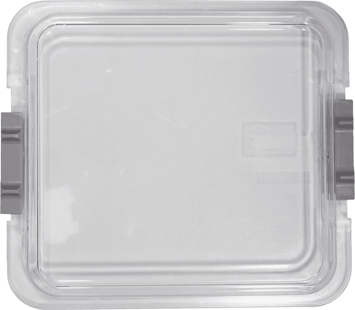 Safe-Lok Locking Tub Cover, Clear, 12-5/8" L x 11-1/4" W x 1-7/16" H, 20Z459 thumbnail 7