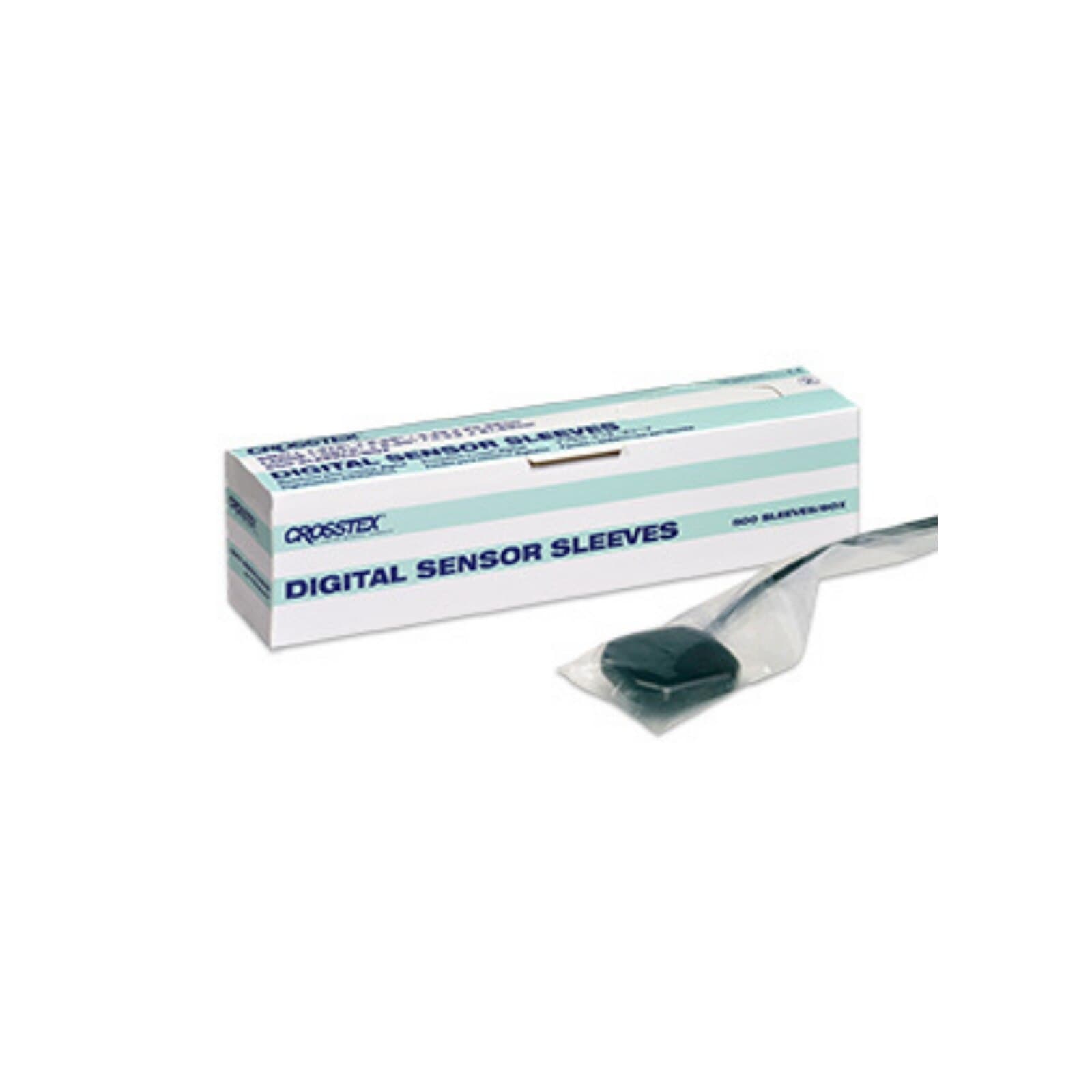 Crosstex Digital Sensor Sleeves, Large, 1.625" x 8.5", Clear Polyethylene, Latex-Free, 500/Box, BCXSL thumbnail 6