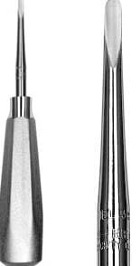 Hu-Friedy Luxating Elevator, Straight, 3mm Wide, #510 Large Tapered Hexagon Handle, EL3S thumbnail 7