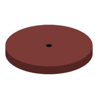 Kerr NTI Brown Silicone Polisher, Unmounted Large Disc, #220, 22 mm, 10/Pk, P0001-220 thumbnail 3