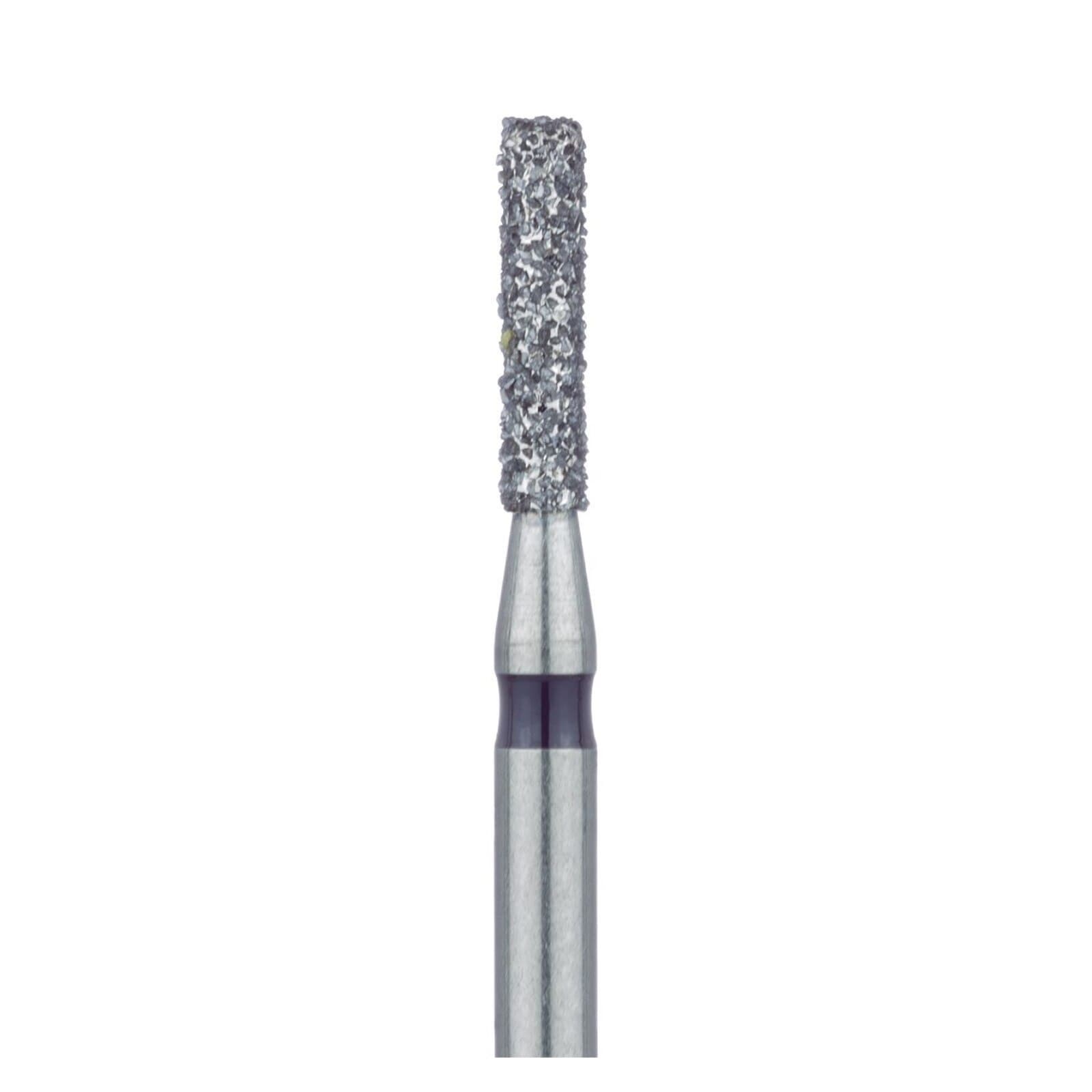Meisinger 841H-014-FG Diamond Bur, Super Coarse, Round Edge Cylinder, Friction Grip, 1.4 mm Head Diameter, 6.0 mm Head Length, 5/Pkg thumbnail 3