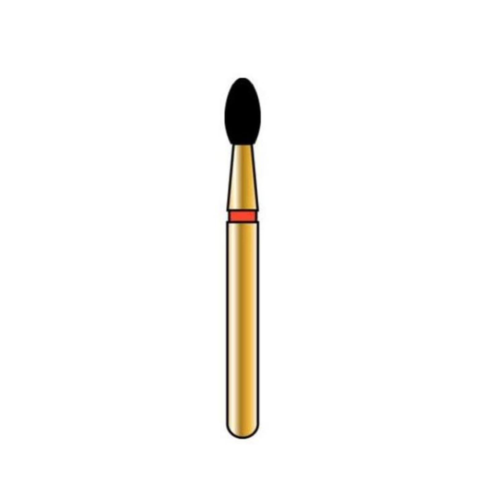 Alpen Multilayer Diamond Bur, FG, Football, #379, 1.6 mm, Extra Fine, Yellow, 5/Pk, R379EF016FG thumbnail 3
