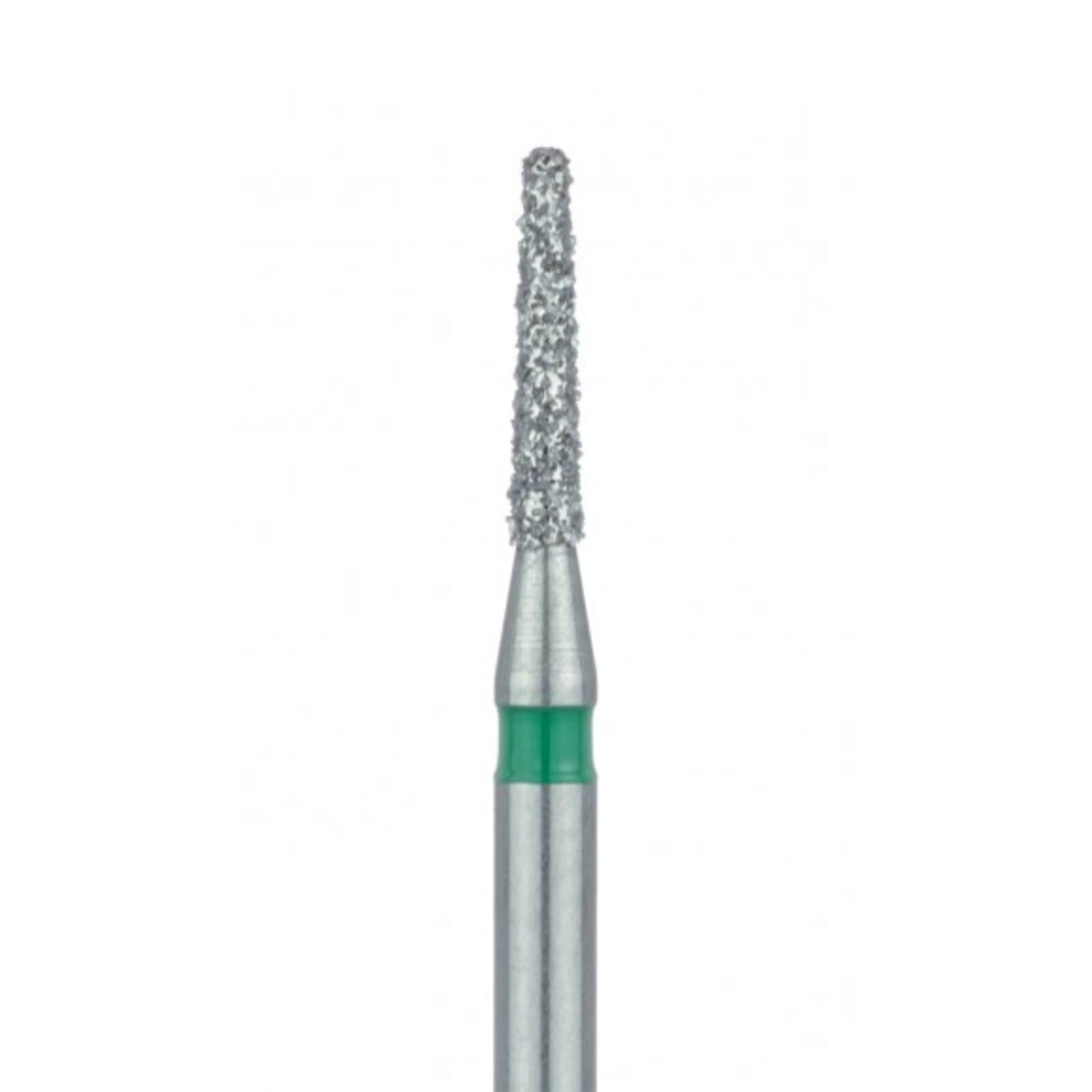Meisinger Multi-Use Diamond Bur, FG, Round End Taper Chamfer, #849G-012, 1.2 mm Head, Coarse, Green, 5/Pk, 849G-012-FG thumbnail 3