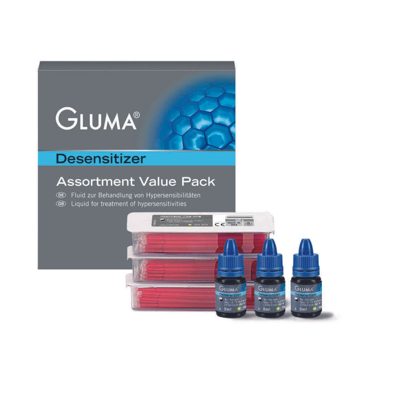 Gluma Desensitizer Clinic Pack, 5 mL Bottles, 3/Pk, 66018221 thumbnail 17