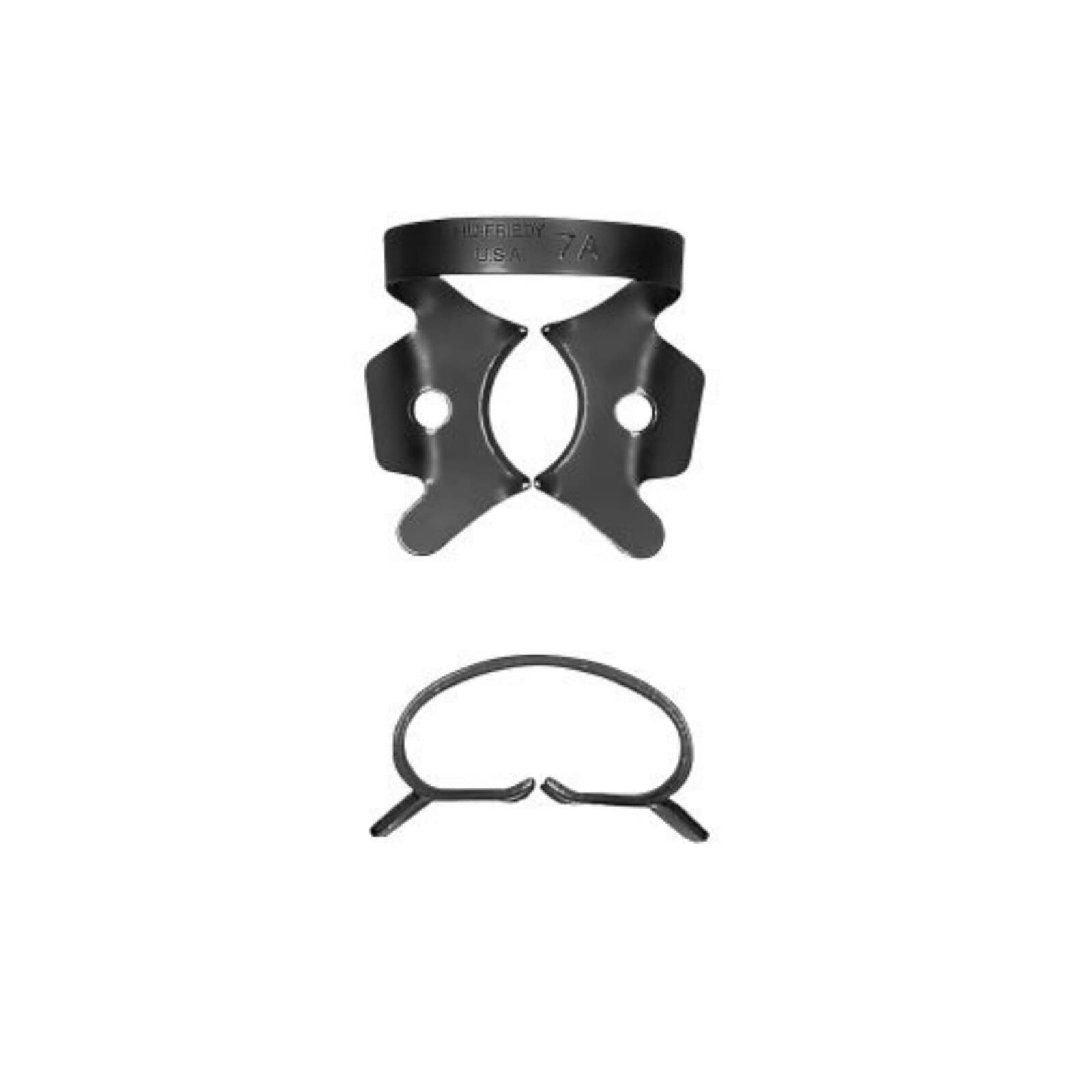 Hu-Friedy Black Line Rubber Dam Clamp #7A, Winged, Large Lower Molars, RDCM7AX thumbnail 2