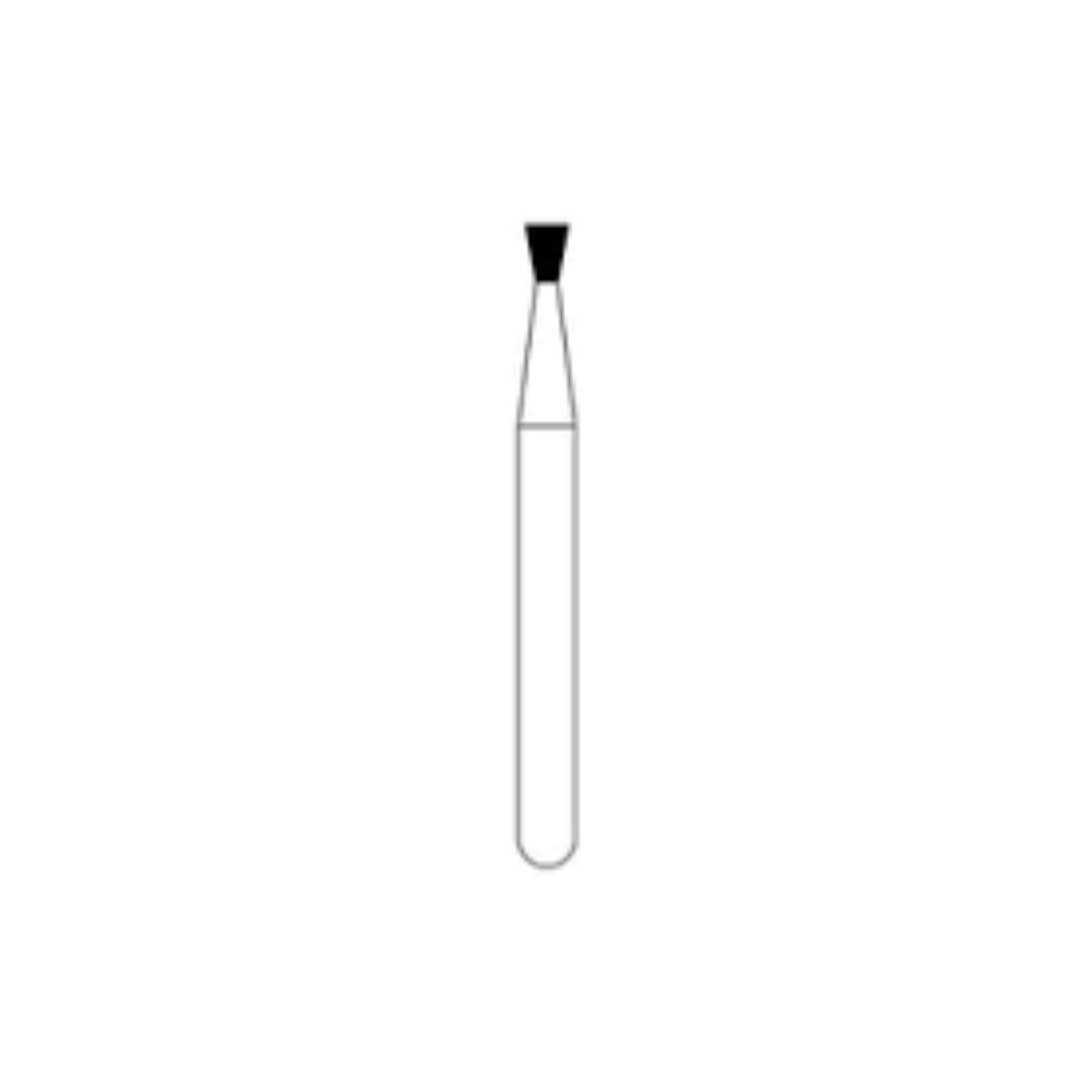 NTI Diamond Bur, FG, Medium Grit, Inverted Cone, #805-009 (M805-009), 5/Pk thumbnail 2