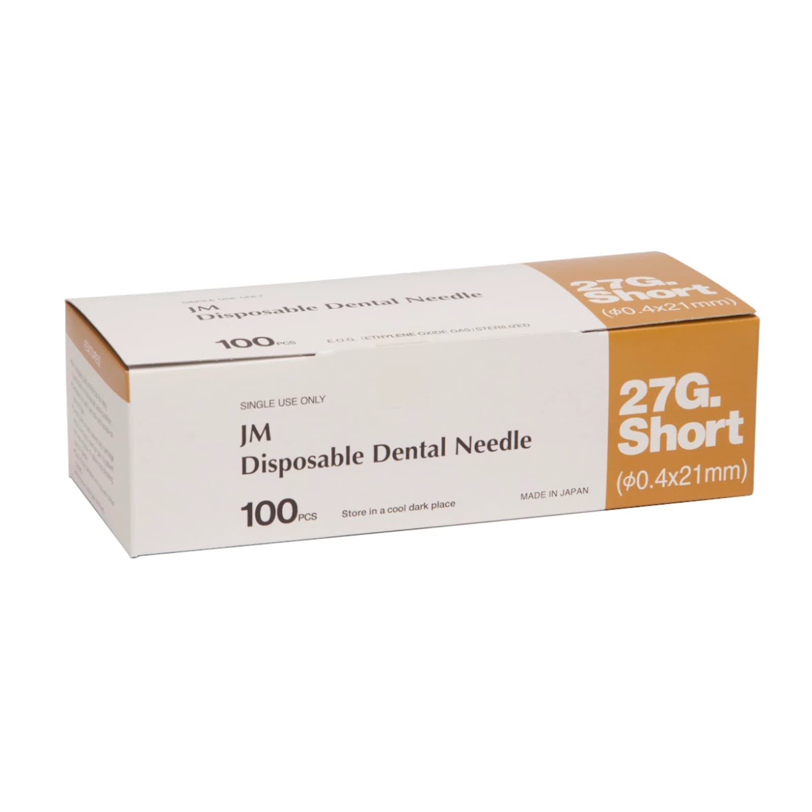 J. Morita Disposable Dental Needles, Plastic Hub with Bevel Indicator, 27 Gauge Short, 21 mm, Yellow, 100/Box, 20-27GS thumbnail 14