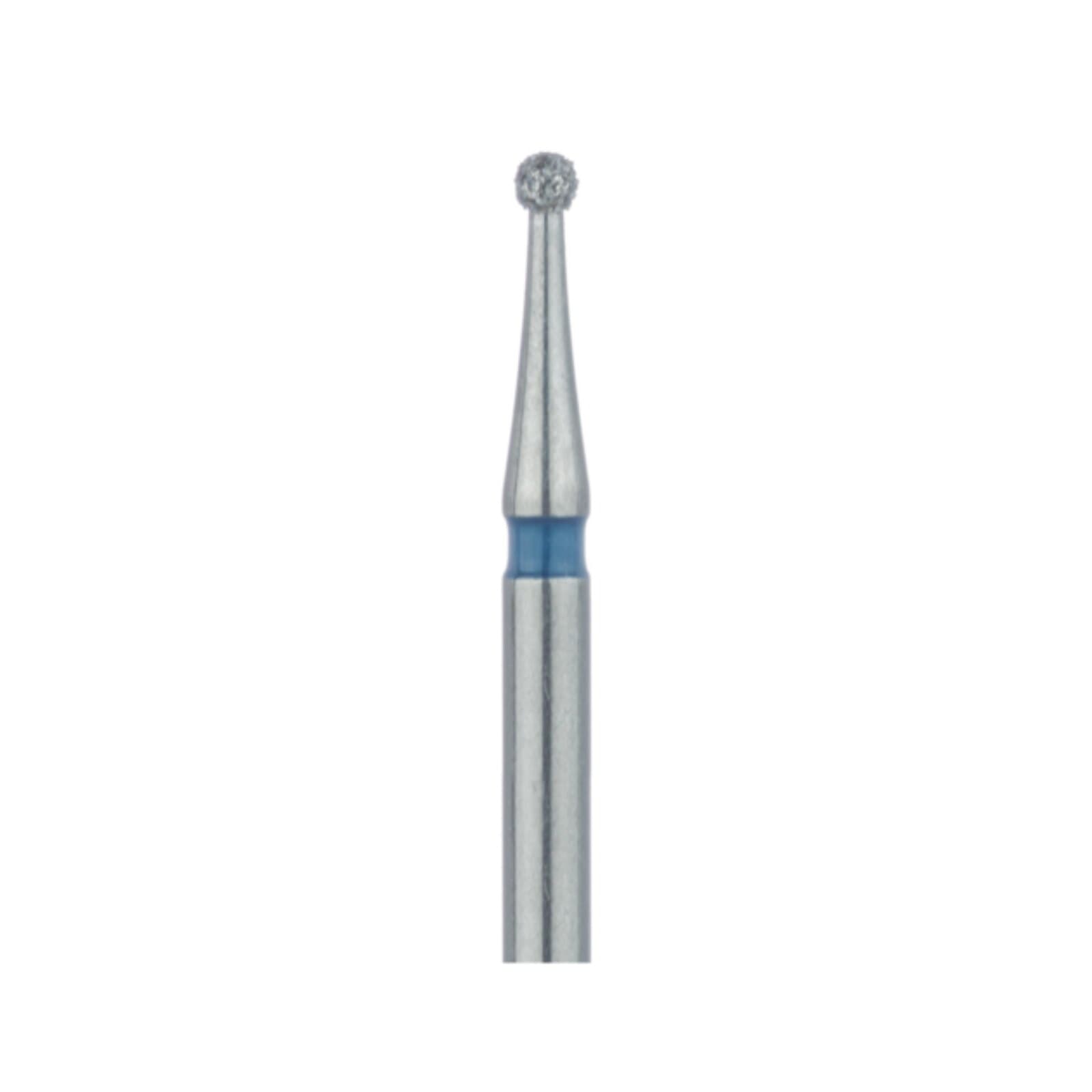 Meisinger 801C-012-FG Diamond Bur, Round, Extra Fine (Yellow), 1.2 mm Head Diameter, Friction Grip, 5/Pkg thumbnail 3