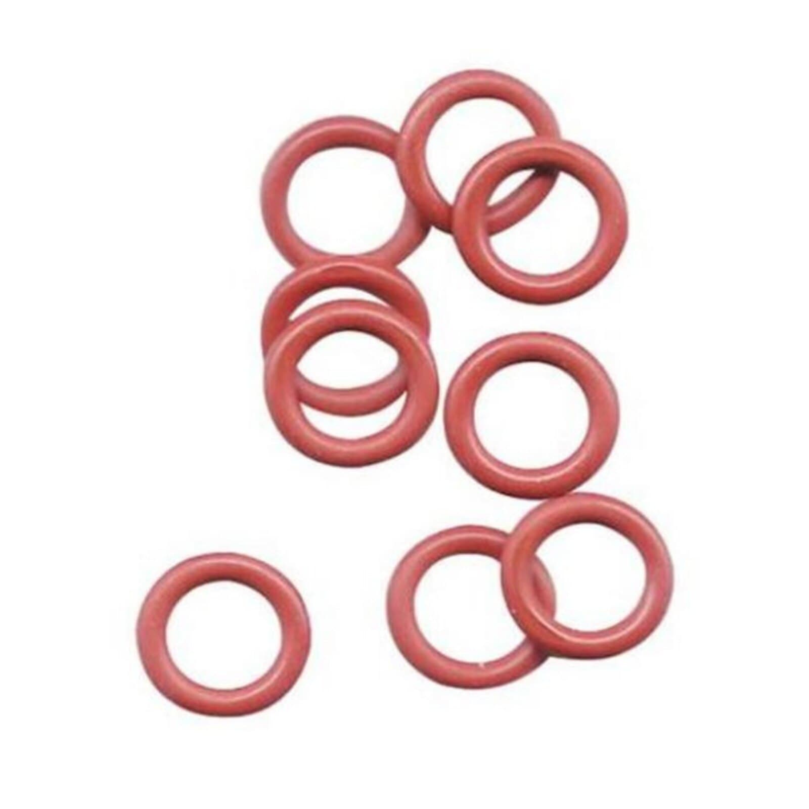 Kerr Free-Flo Syringe O-Rings, Red Silicone, 10/Pkg, 25153 - Free Flo Syringe, O-Ring for Free Flow Syringe, 10/Pkg, 25153 - Image 1