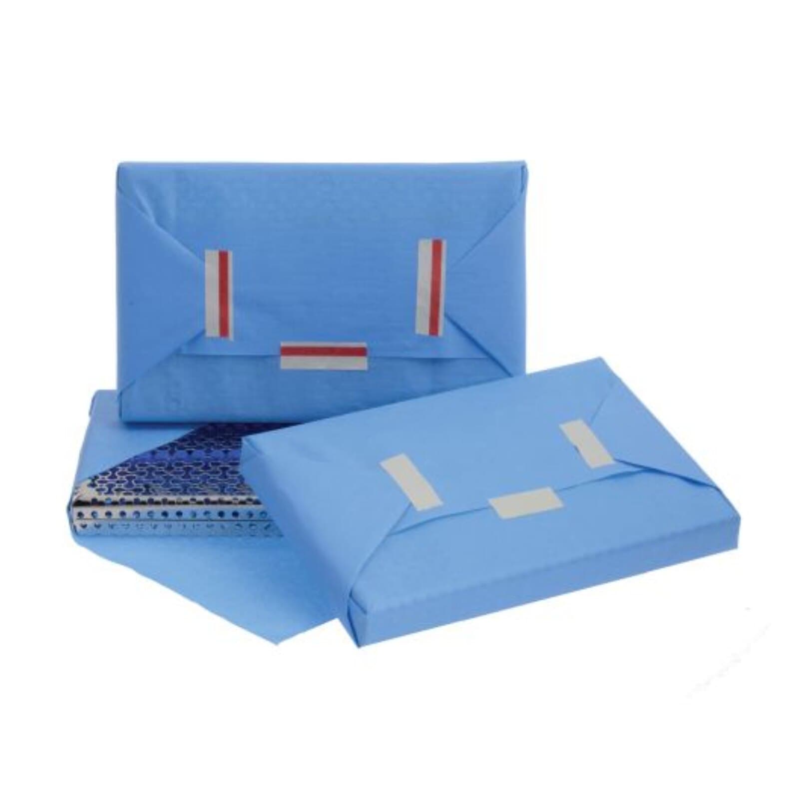 Hu-Friedy IMS Universal Sterilization Wrap, 24" x 24", Blue, 500 Sheets/Box, IMS-1214 thumbnail 2