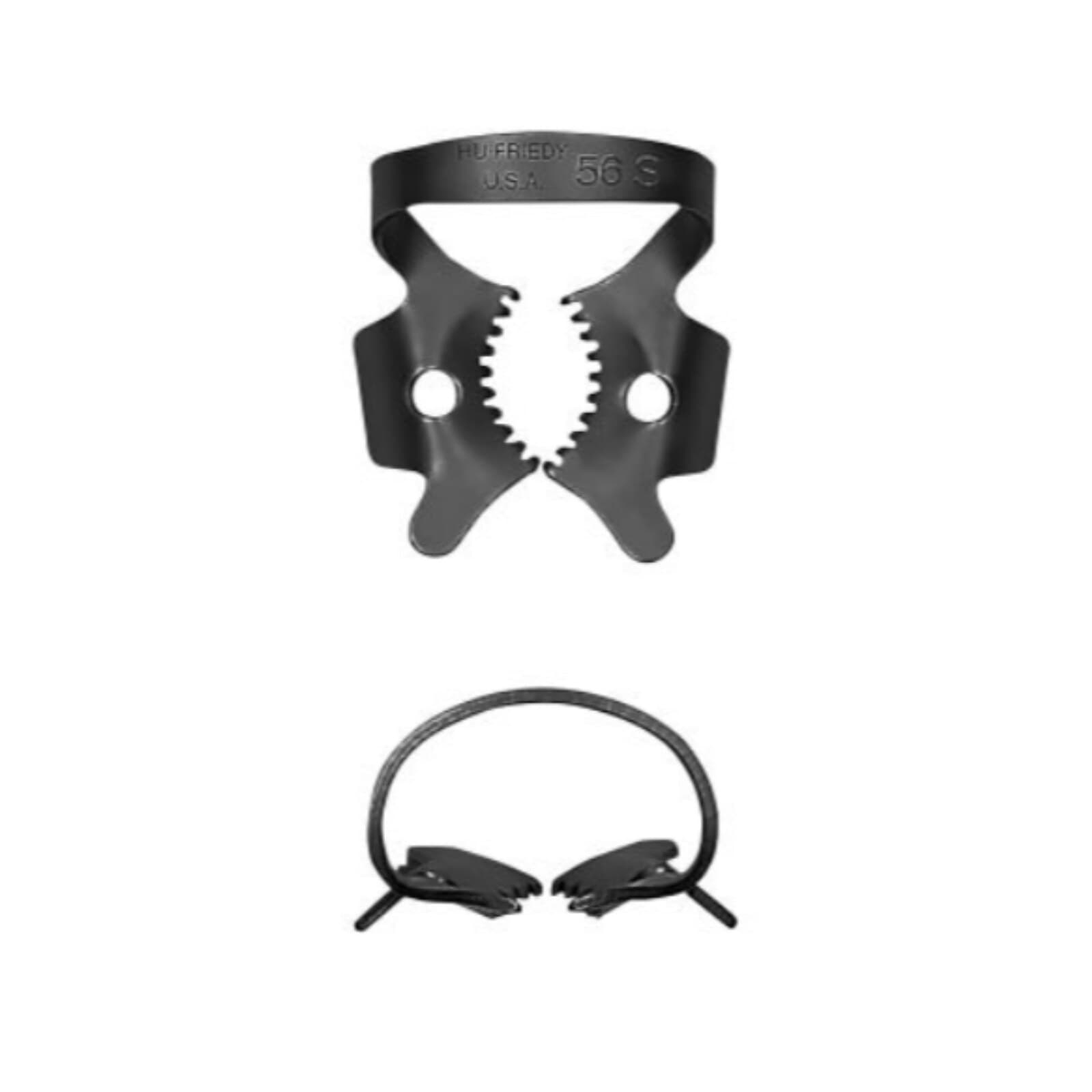 Hu-Friedy Black Line Rubber Dam Clamp, #56S, Winged, Molars, RDCM56SX thumbnail 2