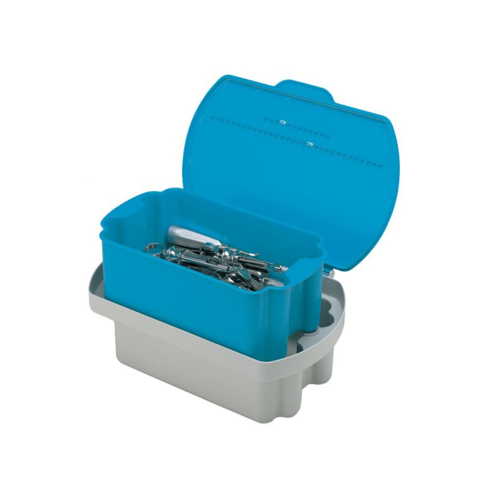 Zirc Steri-Soaker Germicide Instrument Tray, Blue, 1 Gallon, 13-7/8" x 9-5/8" x 5-1/8", 50Z805B thumbnail 7