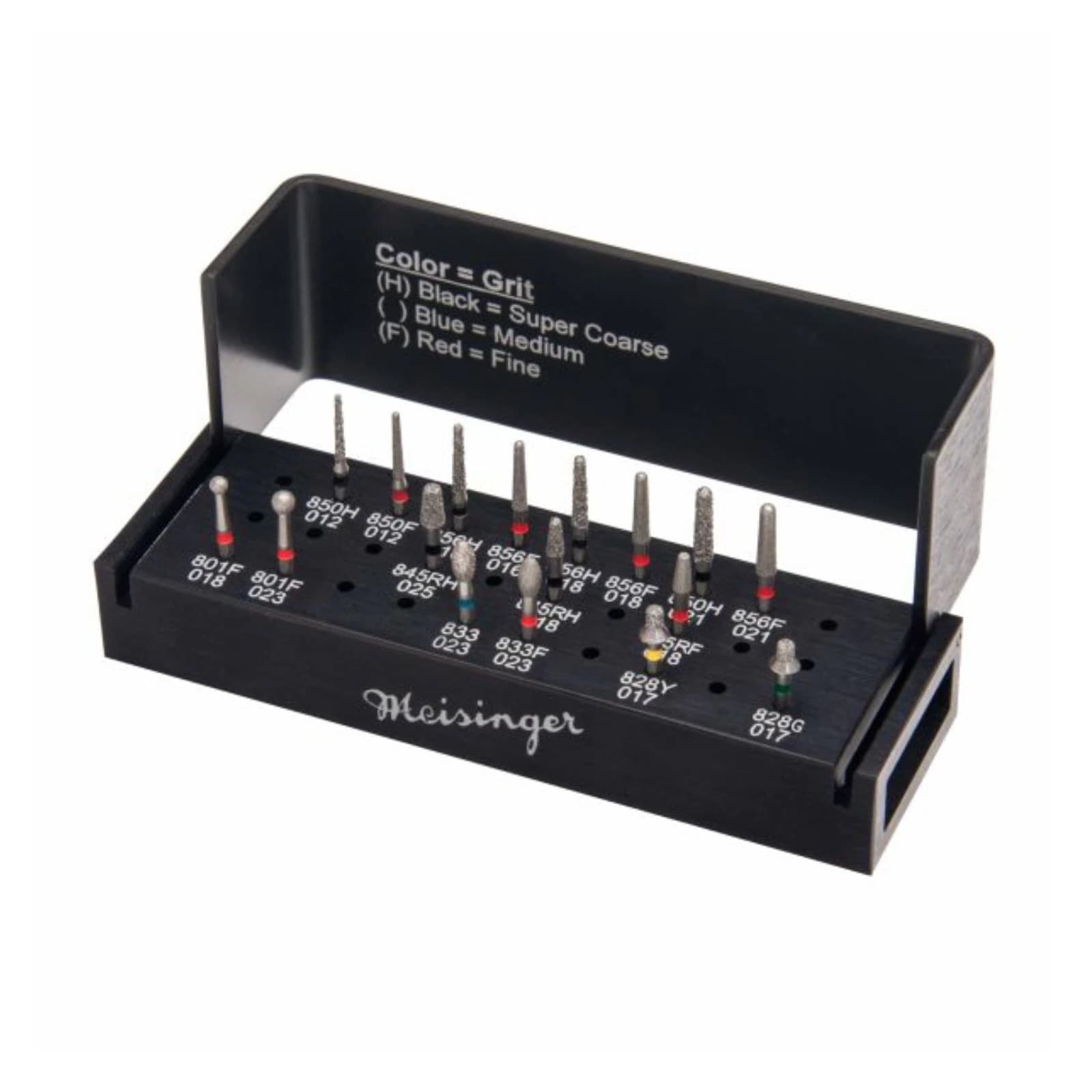 Meisinger CERECdoctors.com Crown Prep Kit SC02, 21 Diamond Burs with Anodized Bur Block thumbnail 2