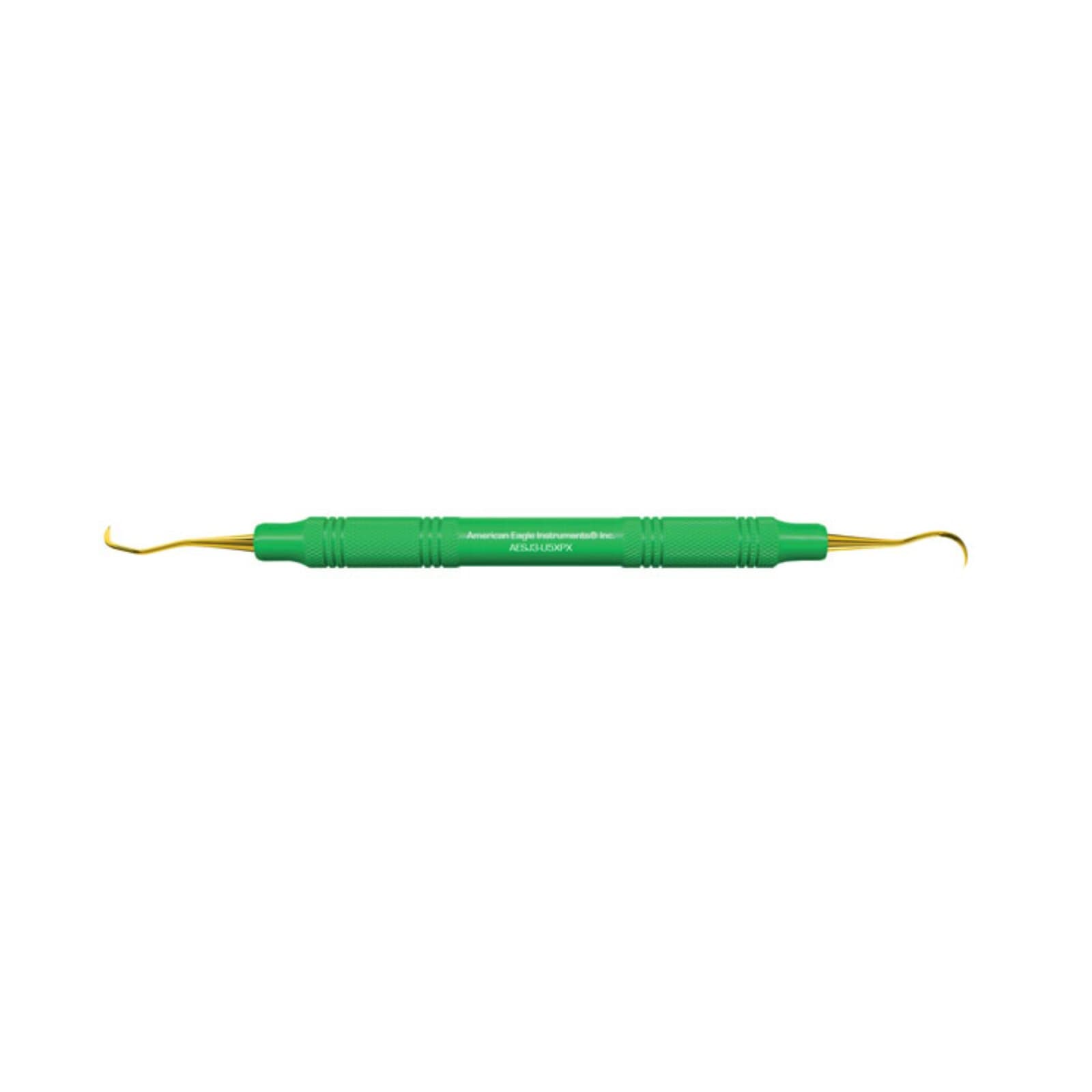 XP Sickle Scalers – Jacquette 3/U5, Double End, EagleLite Resin Handle, Green, AESJ3-U5XPX thumbnail 2