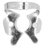 Ivory Rubber Dam Clamp #10, Winged, Stainless Steel, Regular Molar, 50057338 thumbnail 3