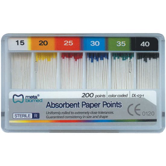 Kerr Absorbent Paper Points, Coarse, Sterile, Bulk Pack, 200/Pk, 13969 thumbnail 8