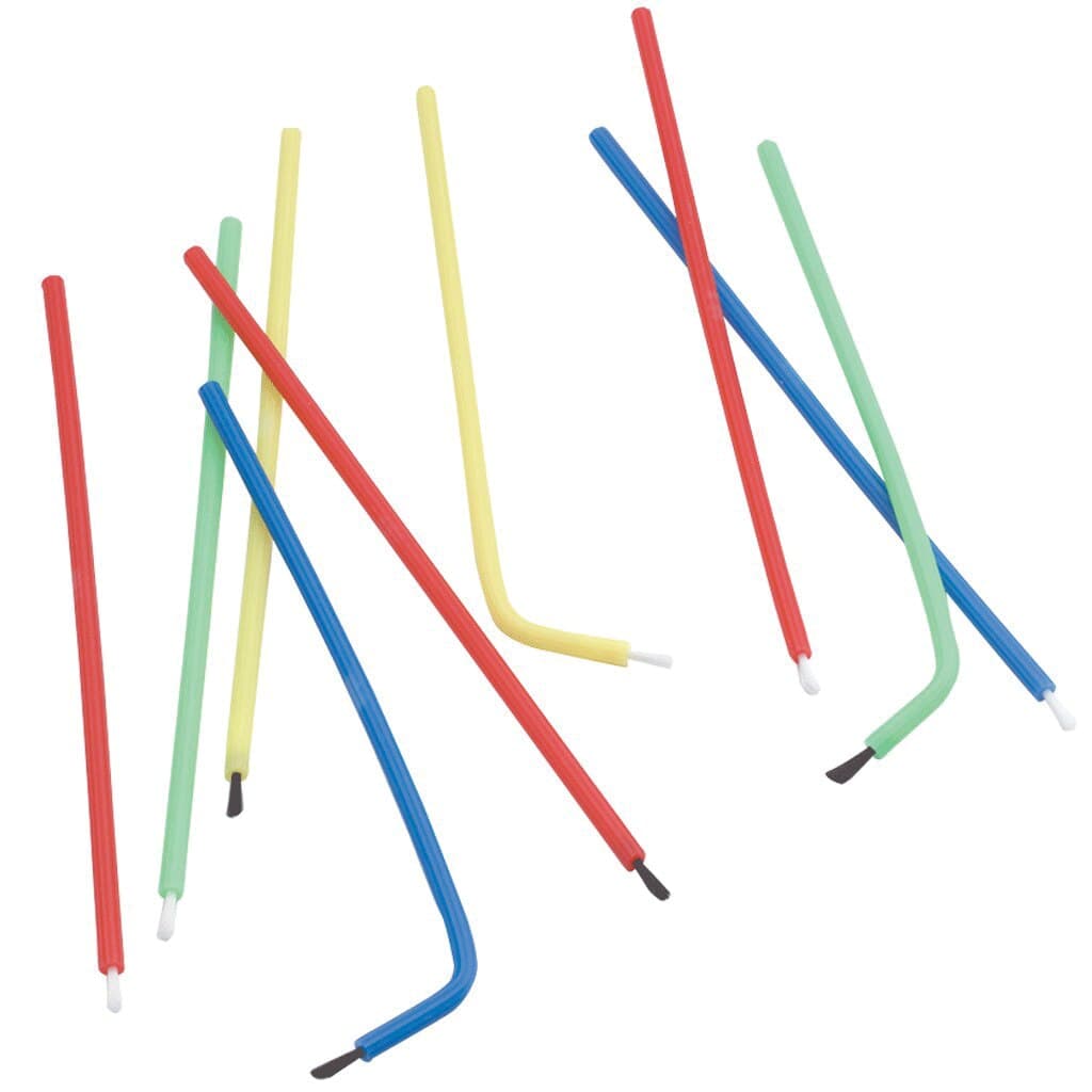 Vista Bendable Brush Applicators, Fine, White Bristles, Assorted Colors, 144/Pk, 204001 thumbnail 2
