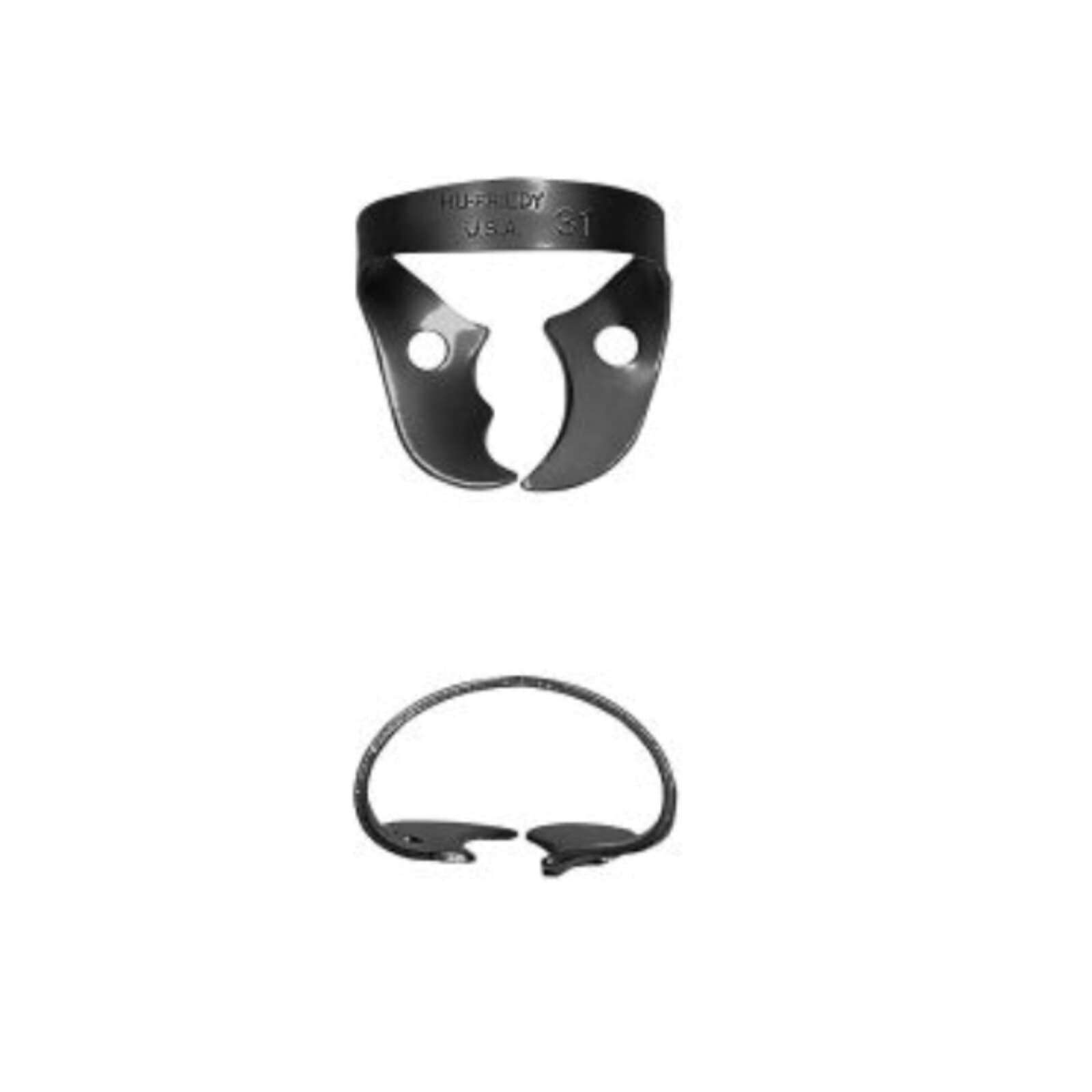 Hu-Friedy Black Line Rubber Dam Clamp #31, Wingless, Upper Left Molar, RDCM31X thumbnail 2
