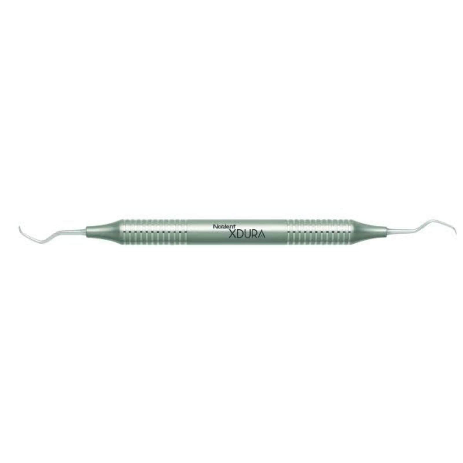 XDURA Anterior Lingual Stain Remover Scaler, Double-Ended, DuraLite Round Handle, Stainless Steel, ALSR thumbnail 3
