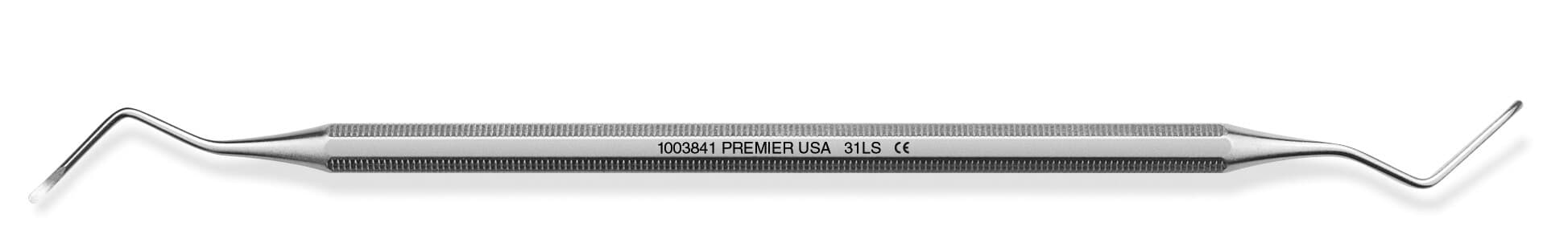 Premier #31LS Double-End Root Canal Excavator, Spoon Type, Octagonal Handle, 1.25 mm Tip, 1003841 thumbnail 2