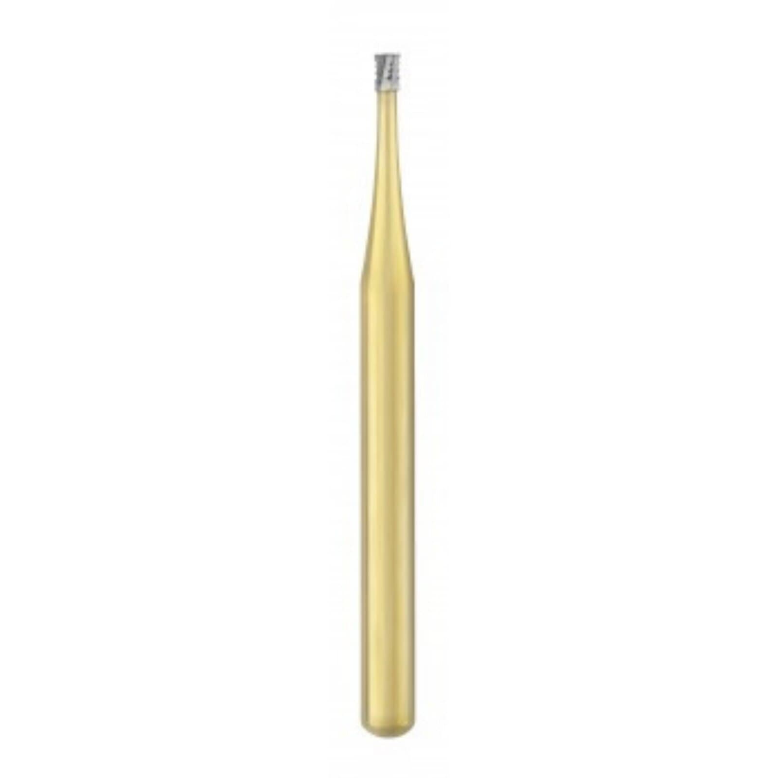 Great White® Gold Series Carbide Bur, FG, Inverted Cone, #GW34, 0.8 mm Head Diameter, 0.5 mm Head Length, 10/Pkg thumbnail 2