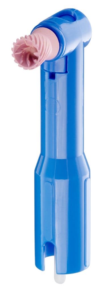 Young Dental Classic Elite Flex Disposable Prophy Angle, Latex-Free, Soft Pink Spiral Cup, 90°, 1200/Pk, 138912 thumbnail 3