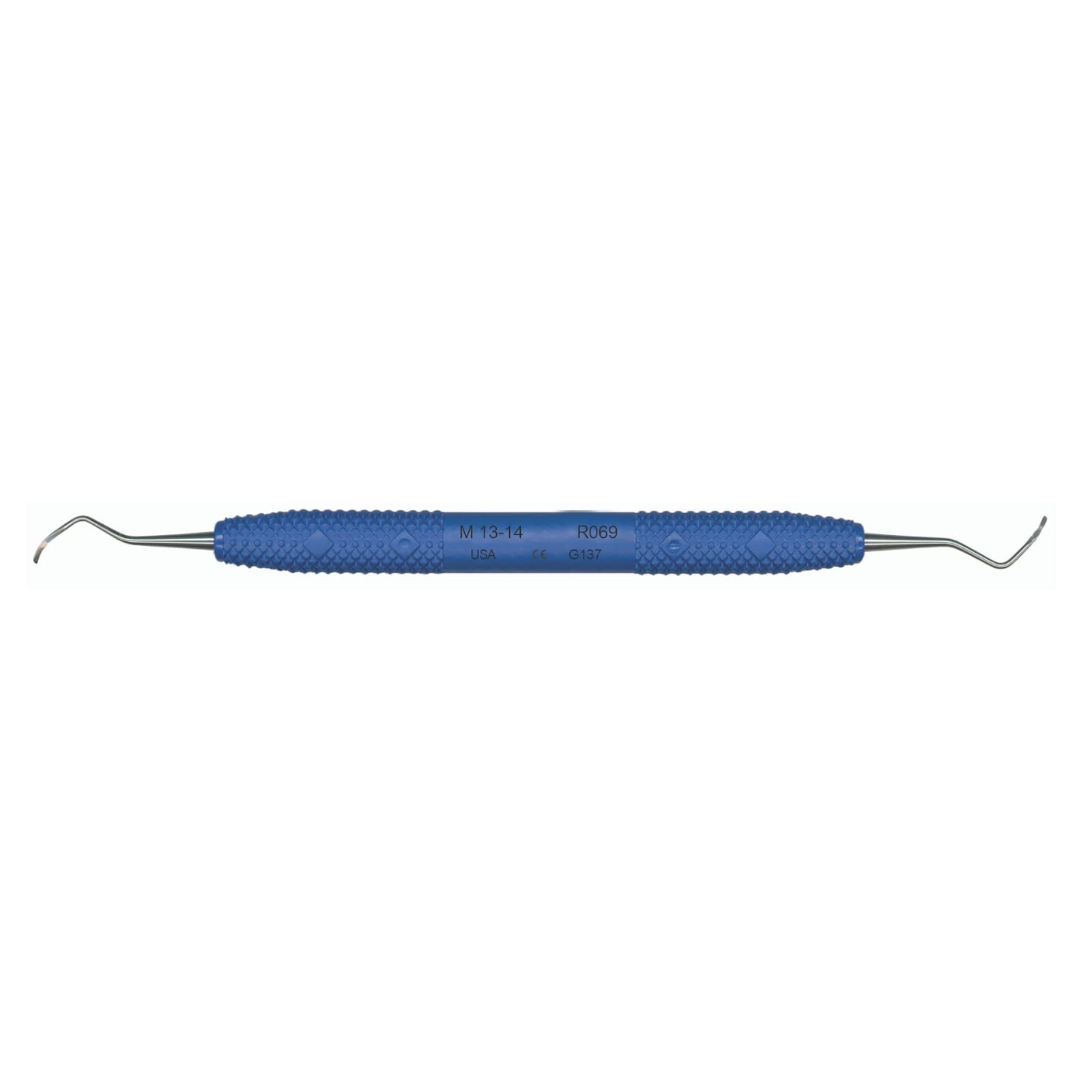 PDT Cruise McCall 13/14 Universal Curette, Double-Ended, Nautical Blue Resin Handle, 6.5", R069 thumbnail 3