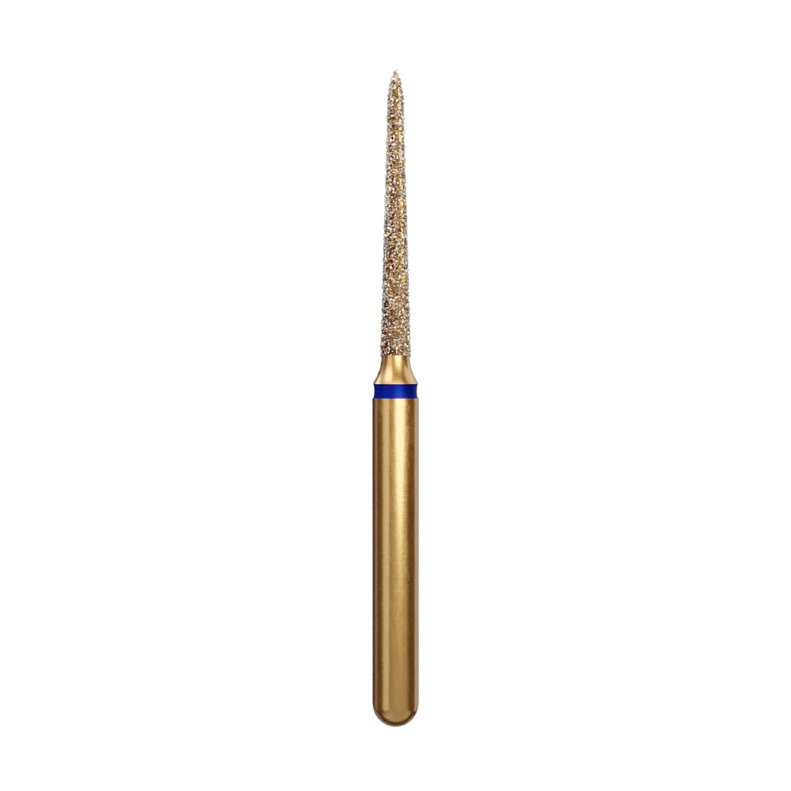 Alpen Multi-Use Diamond Bur, FG #879K, Curettage/Tapered Pointed End, Coarse Grit, 1.2 mm Diameter, 10.0 mm Length, Blue, 5/Pkg thumbnail 2