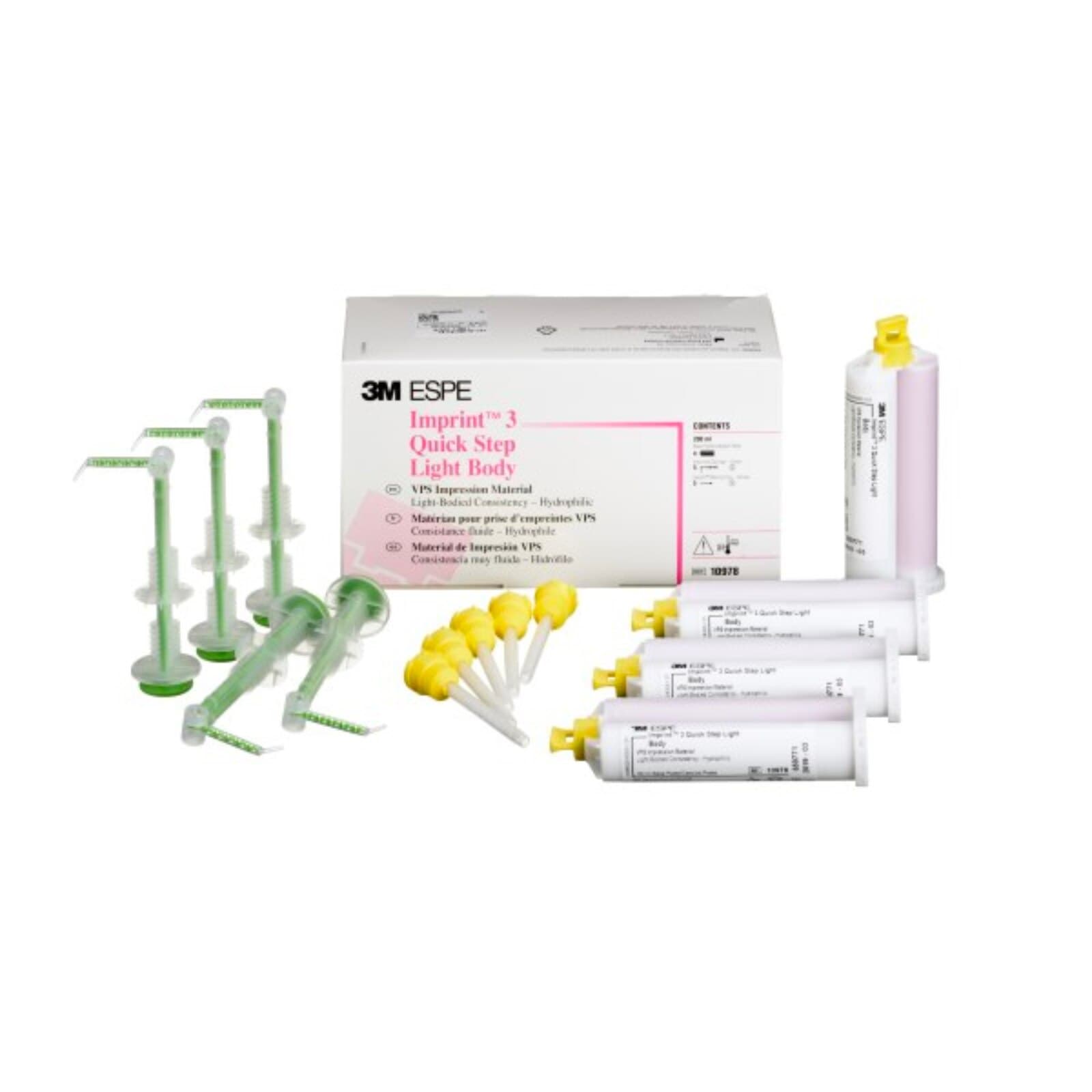 3M Imprint 3 Quick Step Light Body VPS Impression Material Refill, 50 ml Cartridges, Pink, 4/Pk, 10978 thumbnail 8