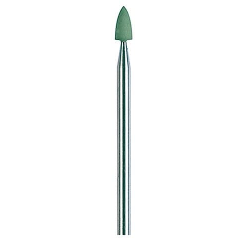 NTI Silicone Polishers, Green, High Shine, Flame, HP Shank, 10/Pkg, P0146 thumbnail 2