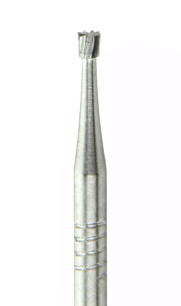 SS White Standard Operatory Carbide Bur, FG Friction Grip, Inverted Cone #38, 1.6 mm Head Diameter, 1.2 mm Head Length, 100/Pkg - Standard Operatory Carbide Burs – FG - Inverted Cone, # 38, 1.6 mm Diameter, 1.2 mm Length, 100/Pkg - Image 1