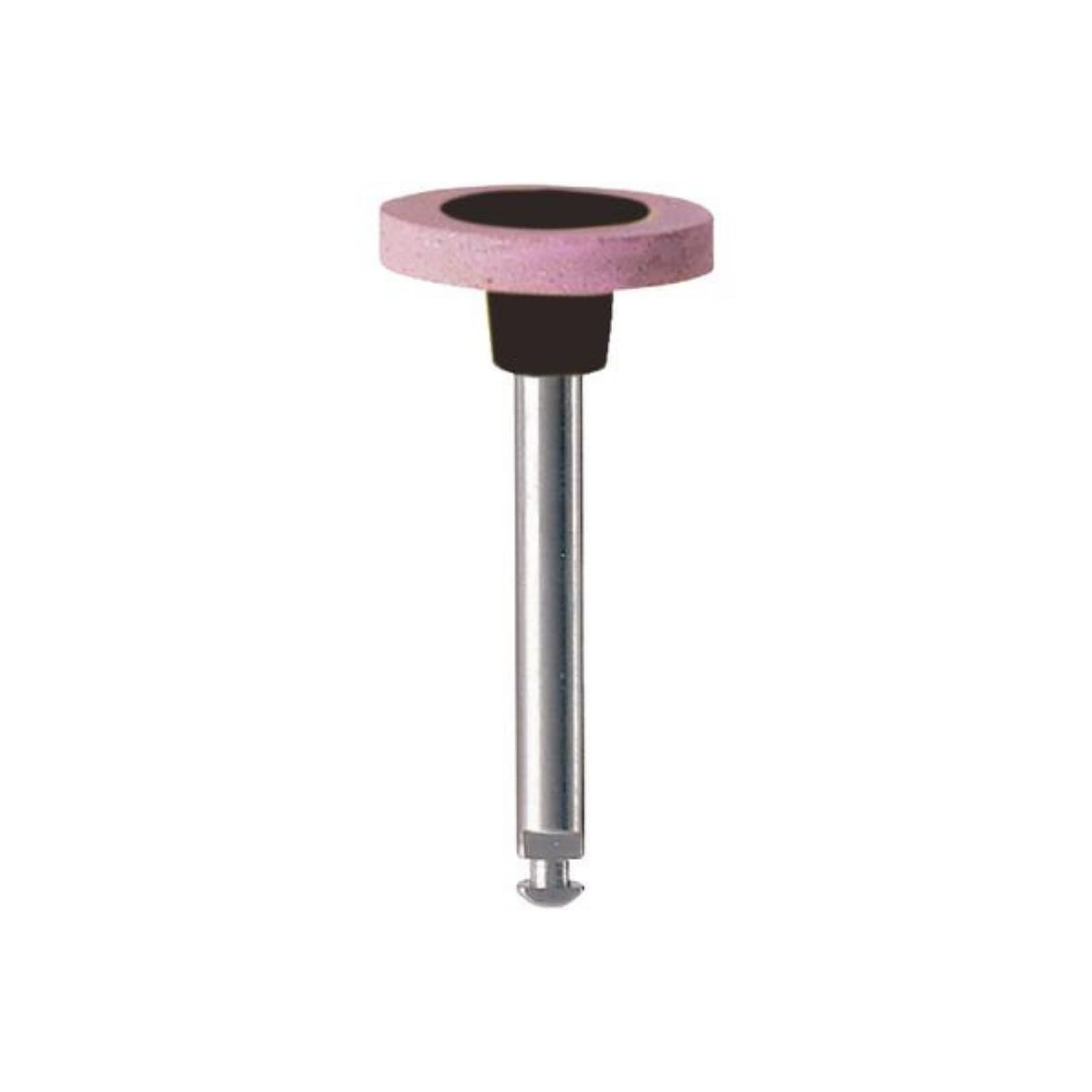 Alpen Ceramic Plus Polisher Wheel, Fine, RA (Right Angle) Shank, Pink, 5/Pkg, 230343RA thumbnail 2