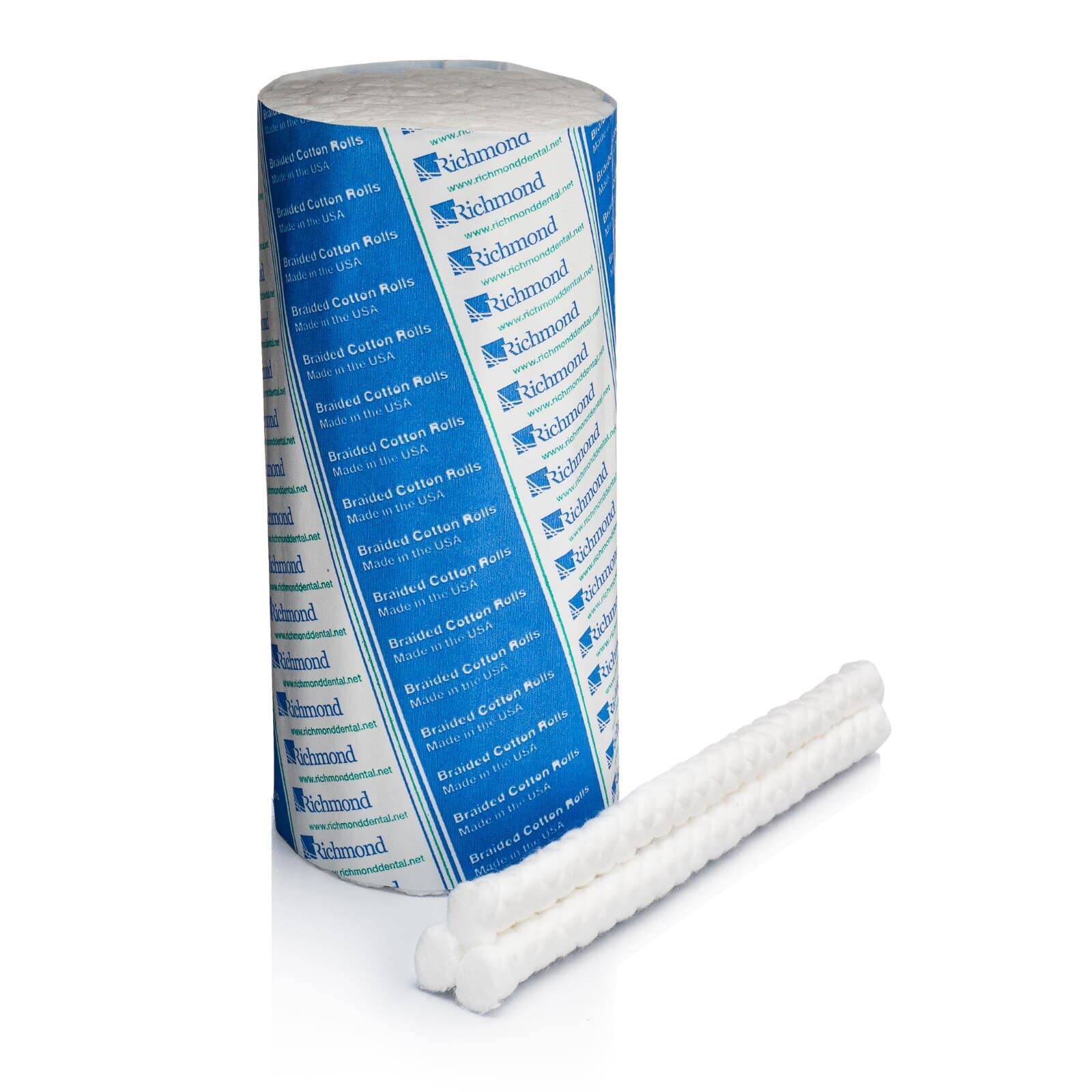 Richmond Braided Cotton Rolls, Medium, 3/8" x 6", Non-Sterile, 200/Pk, 201208 thumbnail 9