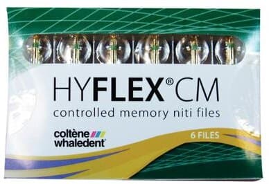HyFlex CM NiTi Rotary Files, .04 Taper, 25mm, #35, Green, 6/Pk, H8250435 thumbnail 2