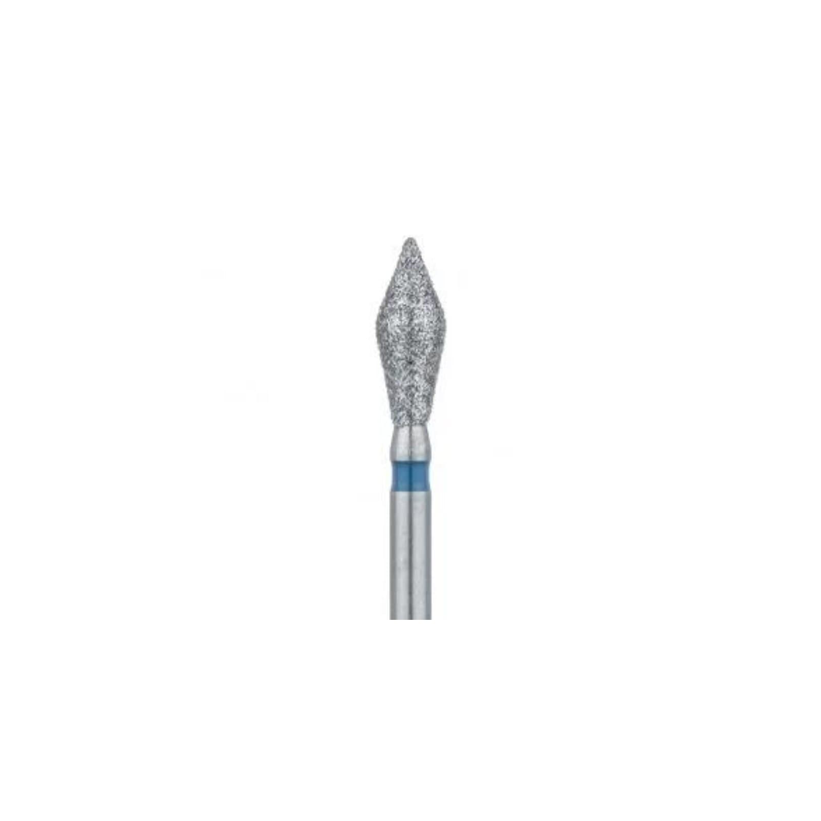 Meisinger 899F-027-FG Fine Diamond Bur, Modified Football Shape, Friction Grip, 2.7 mm Diameter, 5/Pk thumbnail 3