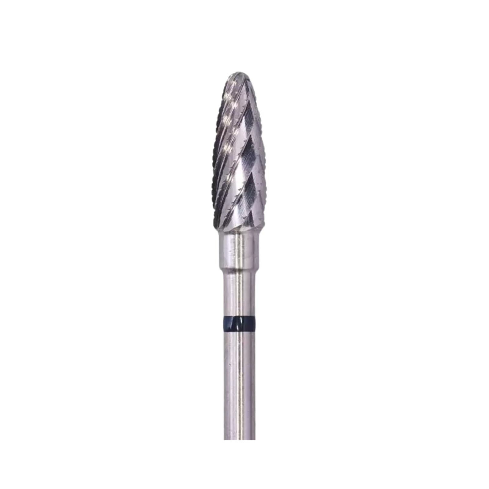 Meisinger HM 250ST-040 Lab Carbide Bur, Extra Coarse for Titanium, Round-End Tapered, 4.0 mm Diameter, HP, 1 Each thumbnail 2
