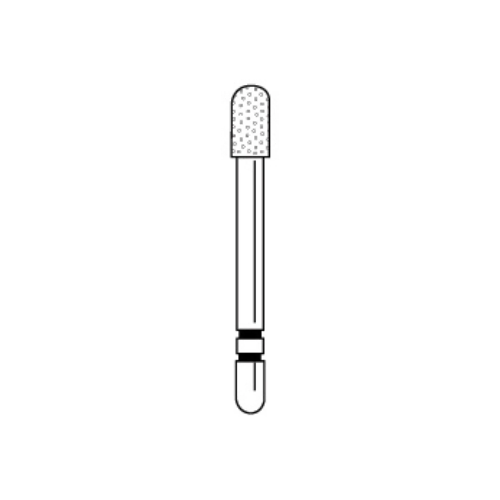 Two Striper Diamond Bur, FG, Round-End Taper, 776.4C, Coarse, Green, 2.6 mm Major/2.1 mm Minor Diameter, 4 mm Length, 5/Pk, 2015461 thumbnail 3