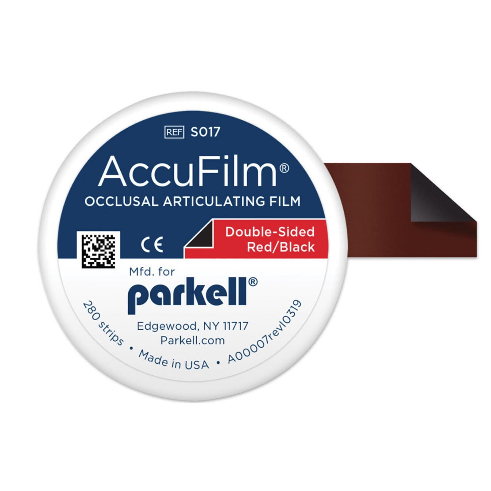 AccuFilm II Double-Sided Articulating Film, Red/Black, Pre-Cut Strips, 3-1/2" x 7/8", 21 Microns, 280/Pkg, S017 thumbnail 8