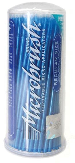 Microbrush Tube Series Applicators, Regular, Blue, 2mm, 400/Pk, MRB400 thumbnail 10