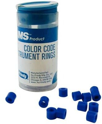 Hu-Friedy IMS Color Code Instrument Rings, Regular, Blue, Silicone Rubber, 50/Pk, IMS-1288 thumbnail 6