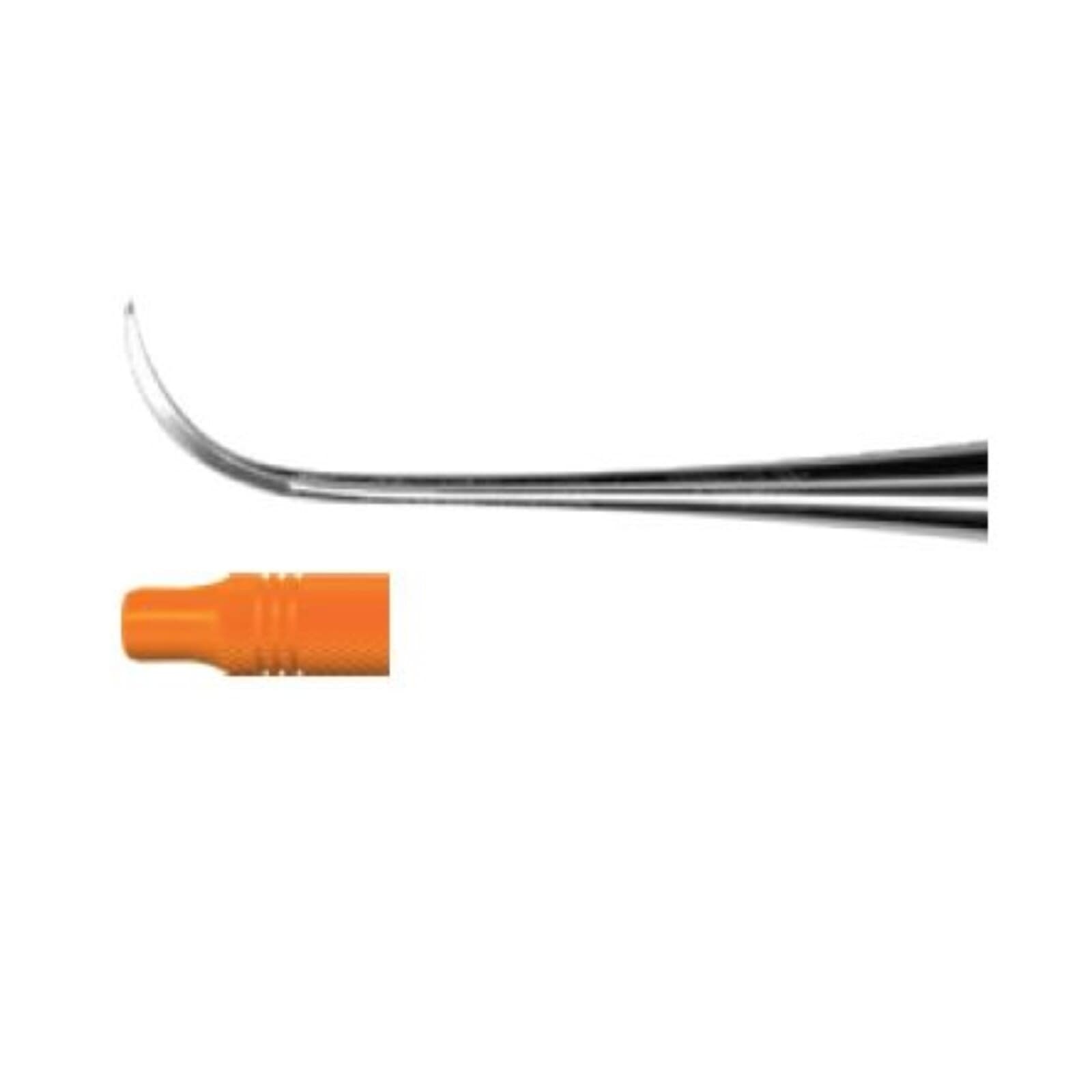 American Eagle Nebraska 128 Sickle Scaler, Single-End, Anterior, EagleLite Resin Handle, 3/8", Orange, AESN128X, 1/Pk thumbnail 3