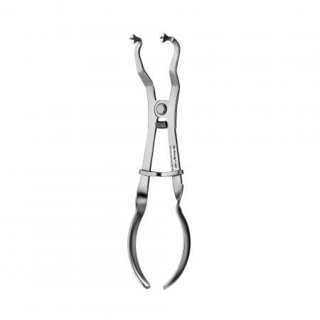 Hu-Friedy Rubber Dam Forceps, 6-1/2" (17 cm), Stainless Steel, RDF thumbnail 3