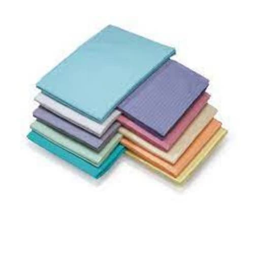 Medicom Dry-Back Plus Dental Bibs, 3-Ply Paper + 1-Ply Poly, Lavender, 13" x 18", 500/Case, 8380 thumbnail 3
