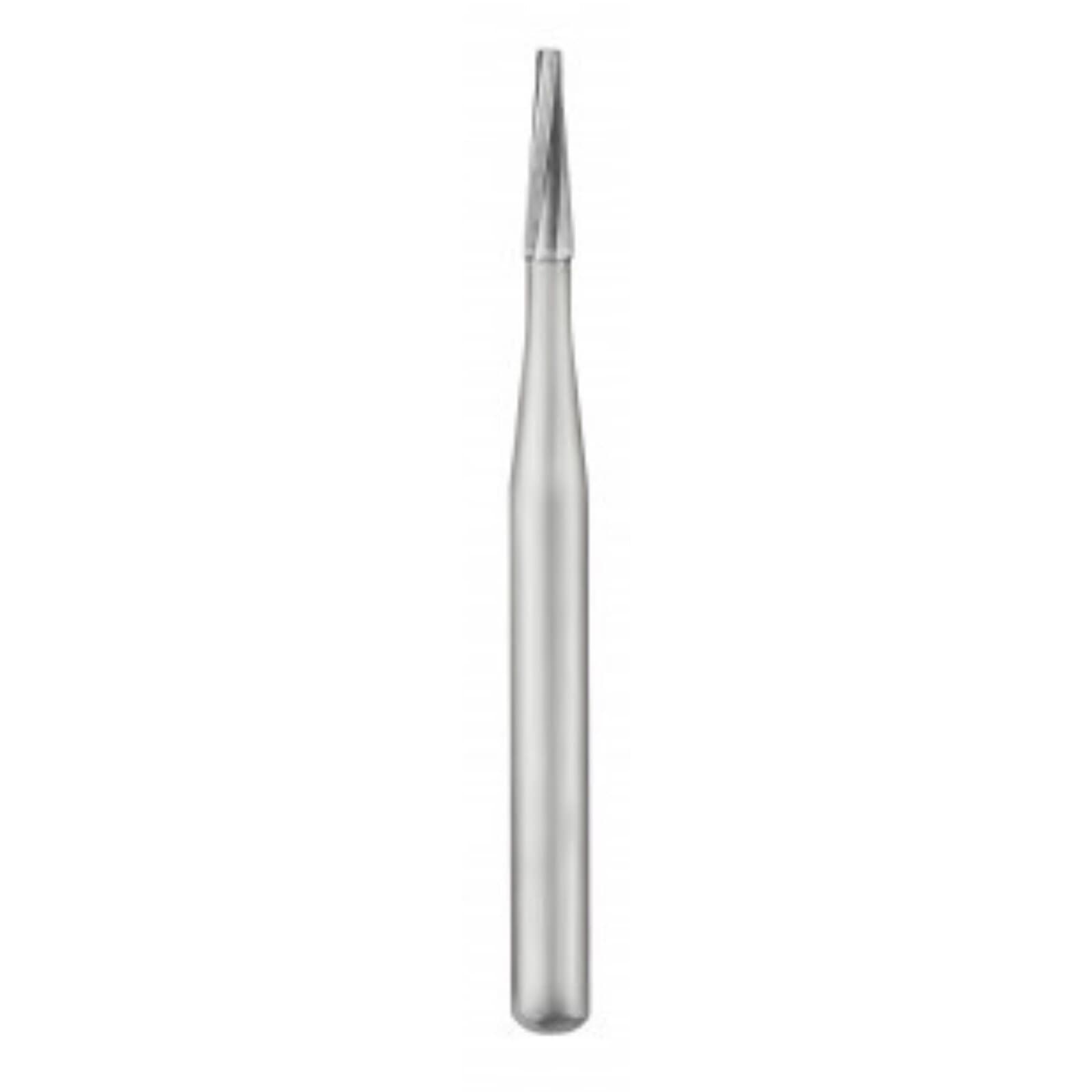 SS White #170 Carbide Bur, Taper Flat End Fissure, Plain, Friction Grip (FG), 10/Pk, 14997 thumbnail 3