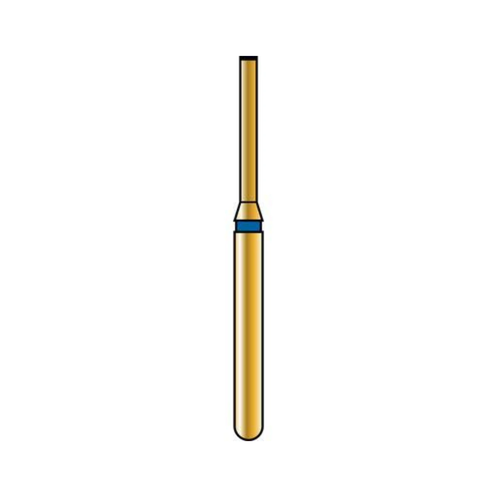 Alpen Multi-Use Diamond Bur, FG, End Cutting, #839, 1.0 mm, Coarse Grit, Green, 5-Pack, R839C010FG - Alpen Diamonds, G839-314-010-00.2-M, R839C010FG, (Discontinued) - Image 1