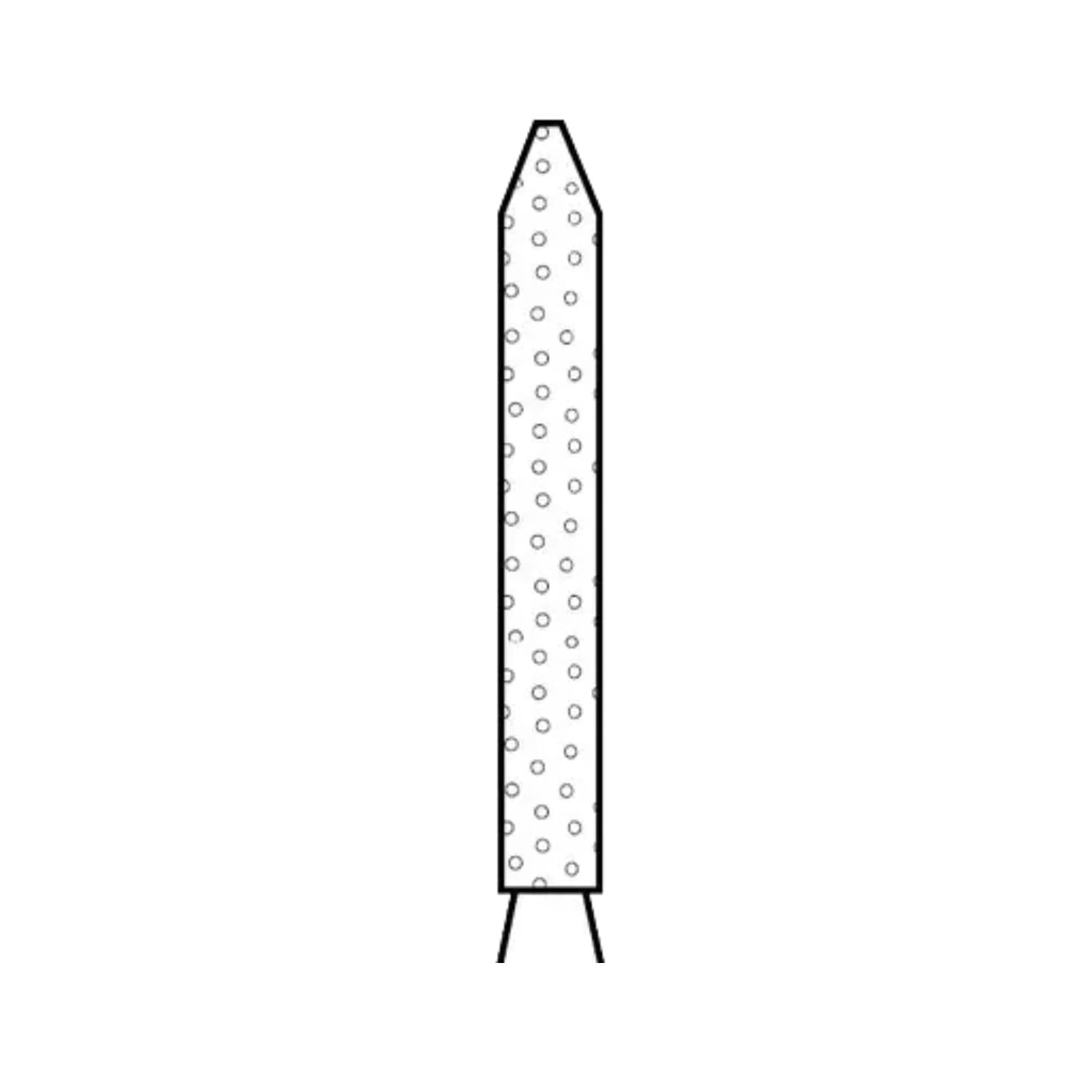 Two Striper Diamond Bur, FG, Bevel-End Cylinder, #250.9C, Coarse, Green, 1.2 mm Major Diameter, 5/Pk, 2015066 thumbnail 3